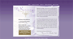 Desktop Screenshot of mckinneyfamilymed.com